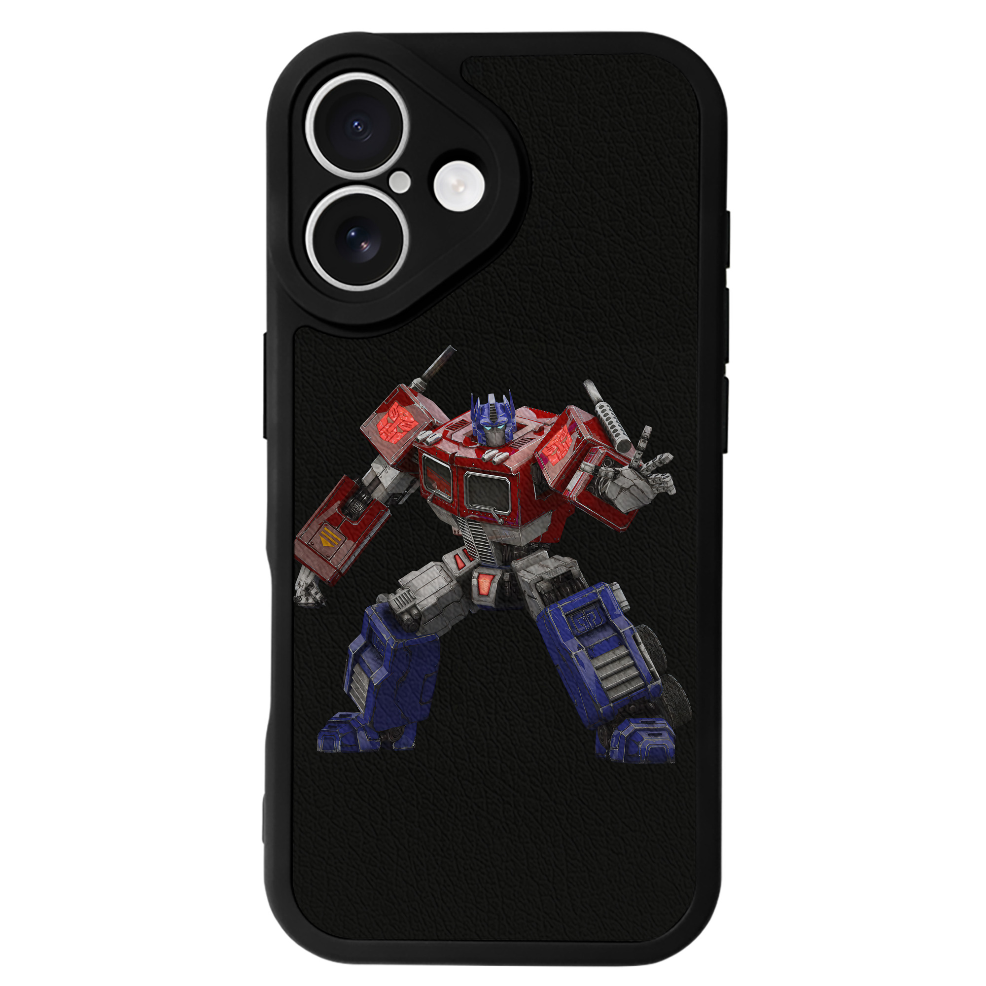 （画像用） Transformers トランスフォーマー 【iPhone 16シリーズ対応】シリコンスマホケース（レザー調） 材質：シリコン